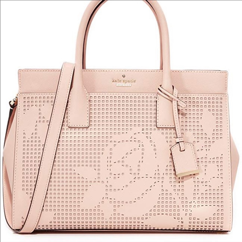 Kate Spade Cameron Street Perforated Candace Satchel Crossbody Dolce